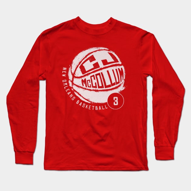 CJ McCollum New Orleans Basketball Long Sleeve T-Shirt by TodosRigatSot